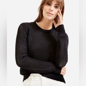 Everlane Black Crew Neck Sweater